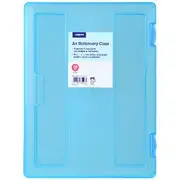 J.Burrows A4 Clip Stationery Case Blue