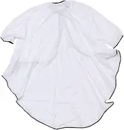 FOYTOKI Sleeved Hair Cutting Cape Hairdressing Apron for Salon and Home Use Design for Comfortable Hair Treatments Easy Clean Non Barber Gown White