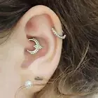 Daith Piercing Jewelry, Septum Ring 16G, Daith Earrings,Septum Cuff Clicker Boho