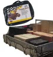 Cargo Net 1.5m x 2.2m Fits Ute Trailer Boats 35mm Mesh Bungee Cord & Hooks Legal