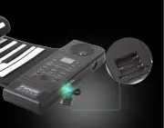 Portable 61-Key Hand Roll Piano - Thickened Beginner Keyboard with LED Lights