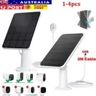 10W Solar Panel for Eufy Arlo Pro 4/Pro 3 Ultra Eufycam E/2C/E/2 Pro Magnetic 3M