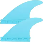 Kisangel 1 Pair Surfboard Fin Paddleboard Stabilizer with Water Separator Easy to Install Durable Design for Compatible with Surfboards and Paddleboards