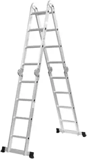 Multi Purpose Ladder Aluminium Folding Platform Extension, Multi Position Step F