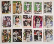 (71) Houston Astros Baseball Card Lot Altuve Refractor Springer Verlander