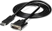 6ft / 1.8m DisplayPort to DVI Cable - 1920x1200 - DVI Adapter Cable - Multi Monitor Solution for DP to DVI Setup (DP2DVIMM6)