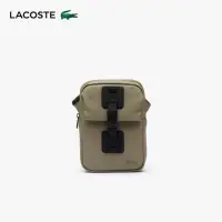 在飛比找momo購物網優惠-【LACOSTE】包款-前釦環方形側背包(海藻綠)