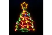 Christmas Tree Motif Rope Light Large 118cm Height