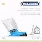 DeLonghi 5 microfiber bags for motor protection Dls62