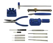 New16pc Watch Back Opener Repair Tool Kit Band Pin Strap Link Remover # JT6221BL