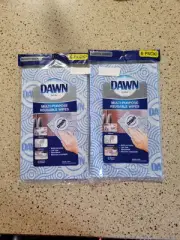 2 Dawn Multi-Purpose Reusable Wipes Cleaning Wipes, 6 Wipes In Each Pack HTF