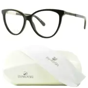 NEW!! SWAROVSKI SK5474 001 Black Cat Eye Full Rim Womens Optical Frame