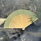 Portable Shank Hand Held Fan Chinese Style Classical Dance Fan