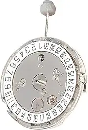 26MM Watch Movement Replacement, Date at 3, 3 Hand Watch DIY Accessory Watch Replacing Part
