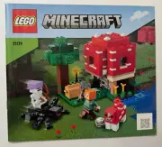 LEGO Minecraft Mushroom House 21179 Instruction Manual ONLY