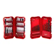 Milwaukee SHOCKWAVE Impact Screw Driver Bit Set + Twist Drill Bit Set (66-Piece)