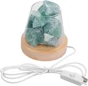 HEALEEP Crystal Stone Fragrance Lamp Essential Oil Diffuser Home Aroma Light for Relaxing Atmosphere