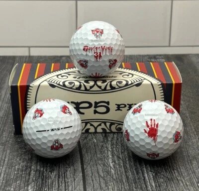 Taylormade TP5 Pix Nightmare Circus Halloween Clown Golf Balls (3)