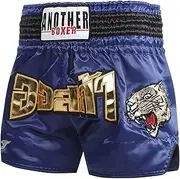 CAMBOS Men's MMA Cross-Training Boxing Shorts Trunks Fight Wear, Kickboxing Muay Thai Free Fight Martial Arts Fight Shorts (Color : Blue2, Size : Small)