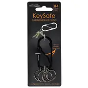 Bico KeySafe Oval #4 Carabiner - Black