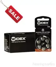 NEW Box of Widex Hearing Aid Batteries size 312 Pack of 60 from Hearing Savers