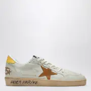 [Golden Goose] Ballstar ivory/brown/yellow Sneaker 43 IT White