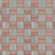 Dolls House Miniature Dual Colour Brick Drive Pattern Cladding