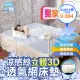 日本SANKI 立體3D透氣網涼感紗舒適床墊(105*186)單人