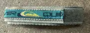 Quiksilver Time Watch strap band Hook & Loop 20-25mm Lug OD Green Black Logo