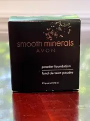 NEW - AVON Smooth Minerals Powder Foundation - Bronze M301 - SEALED w BOX