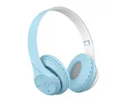 ST95 Wireless Headphones Foldable Stereo Portable Practical Bluetooth-compatible 5.1 Macaron Headsets for Gaming Blue