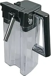 Milk Jug DLSC024, Milk Frother Jug Compatible with De'Longhi Coffee Machines, Replacement Part for LatteCrema System