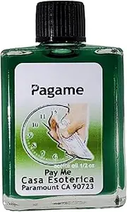 Pay Me Oil (Pagame Aceite) Spiritual Anointing Oil by CASA ESOTERICA MAGICK SPACE- Financial Success Spell - Attract Money, Increase Earnings & Get Paid for Your Work-0.5 FL OZ (1 Pack)