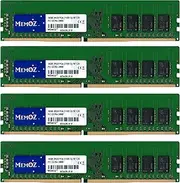 Memoz 64GB (4 x 16GB) DDR4 2666 Mhz PC4-21300 UDIMM Desktop PC 288 Pins DIMM Non-ECC Unbuffered RAM Memory