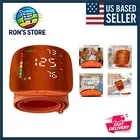 LED Touch Screen Wrist Blood Pressure Monitor with Adjustable Cuff 5.1-9.3"