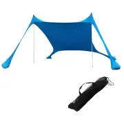 NNEOBA Ultralight Beach Awning Sunshade Tent for Outdoor (Blue)