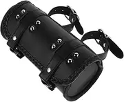 DRESSOOS 1Set Vintage Motorcycle Tool Bag Handlebar Storage Pouch for Motorbike Electric Scooters Bicycles Skateboards Chic Design Quick Access Pockets Spacious Organizer