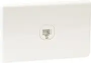 QCE Slimline Data & Telephone Outlet RJ45 Socket
