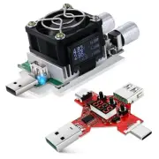 USB Power Meter, 35W Adjustable Constant Current Electronic USB Load Tester P...