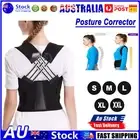 Adjustable Posture Corrector Low Back Support Shoulder Brace Belt for Men Women