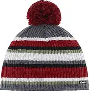 [Eisbär] Clip Pompom Kids Anthracite Misty Forest White Burgu Size 55, Anthr-Misty Forest-White-Burgundy, Einheitsgröße