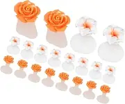 SHERCHPRY Nail Supplies 16pcs Silicone Toe Dividers Toe Separators for Pedicure for Nail Polish Application