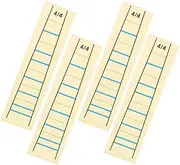 GREENADSCAPE 4pcs Professional Violin Fingerboard Stickers Removable Fretboard Indicators for Easy Learning for Beginners and Self Study Transparent Scale Stickers for Violin Notes