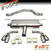 Mars Performance Twin Outlet Muffler Exhaust CAT-BACK for AUDI TT 8J FWD 2006-14 (for: Audi)