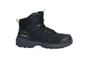 New Balance | Mens Calibre Side Zip Composite Toe Slip-Resistant Safety Boots 2E-Wide (Black)