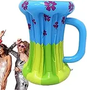 Humkopnl Inflatable Cooler - Ice Bucket Drink Cooler Holder Containers,Portable Large Beverage Containers Floating Party Decorations for Drinks, BBQ & Pool