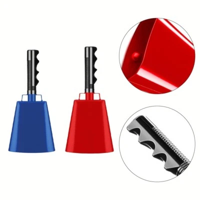Cow Bell Cow Bell For Party Sport Events Hand Percussion Steel With Handle