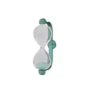 Hourglass Egg Timer Magnetic in Duck Egg Colour by Originals