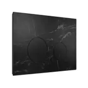 ZUMI Black Round Porcelain Flush Button Marble