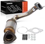 Rear Catalytic Converter with Gasket Kit Direct-Fit Compatible with Chevrolet Equinox 2008-2009 & Pontiac Torrent 2008-2009 & Saturn Vue 2008-2010 & Suzuki XL-7, 3.6L, E.P.A. Compliant